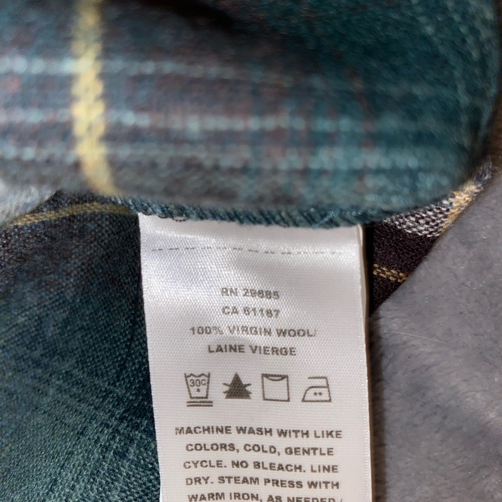 Pendleton Blue and Black Plaid Jacket - Picture 3 of 3